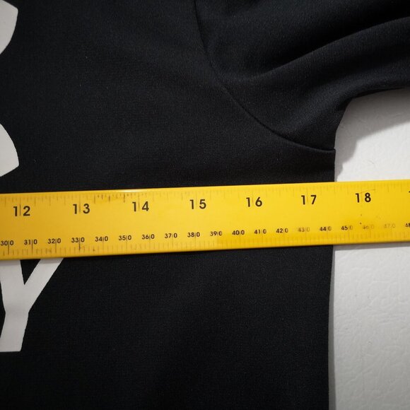 Under Armour Youths Size Large Fleece Lined Black Hockey Hoodie - Picture 9 of 11